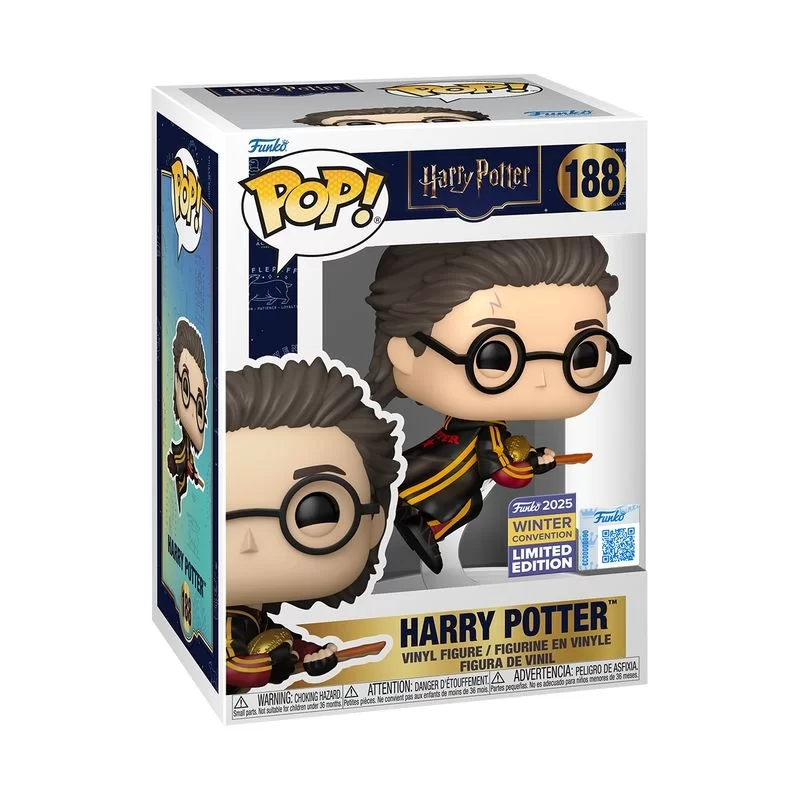 Виниловая фигурка «Funko Pop! Harry Potter - Harry Potter (Quidditch) - №188»