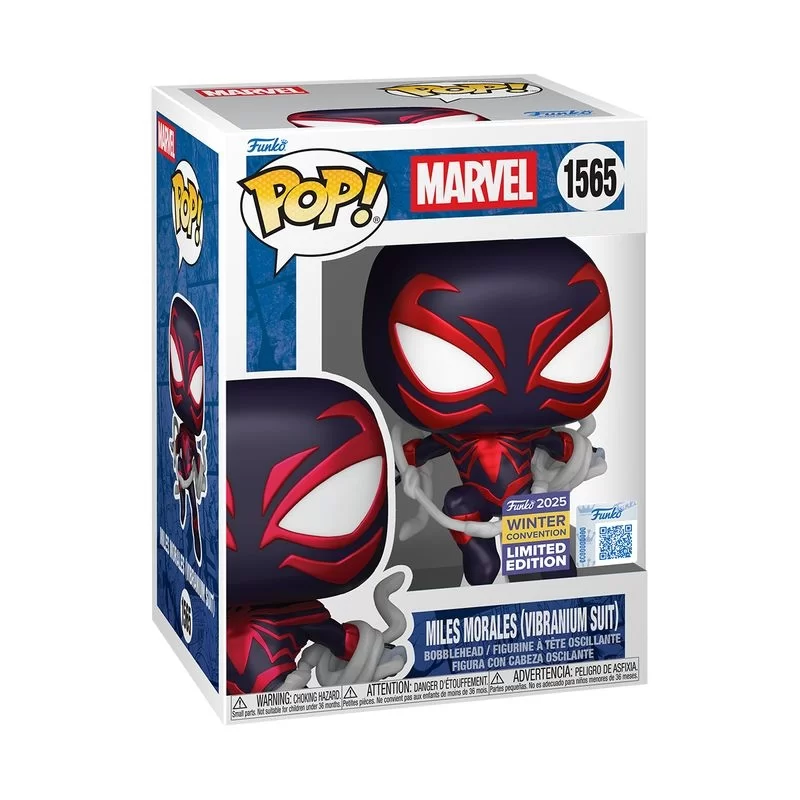Виниловая фигурка «Funko Pop! Marvel - Miles Morales (Vibranium Suit) №1565»