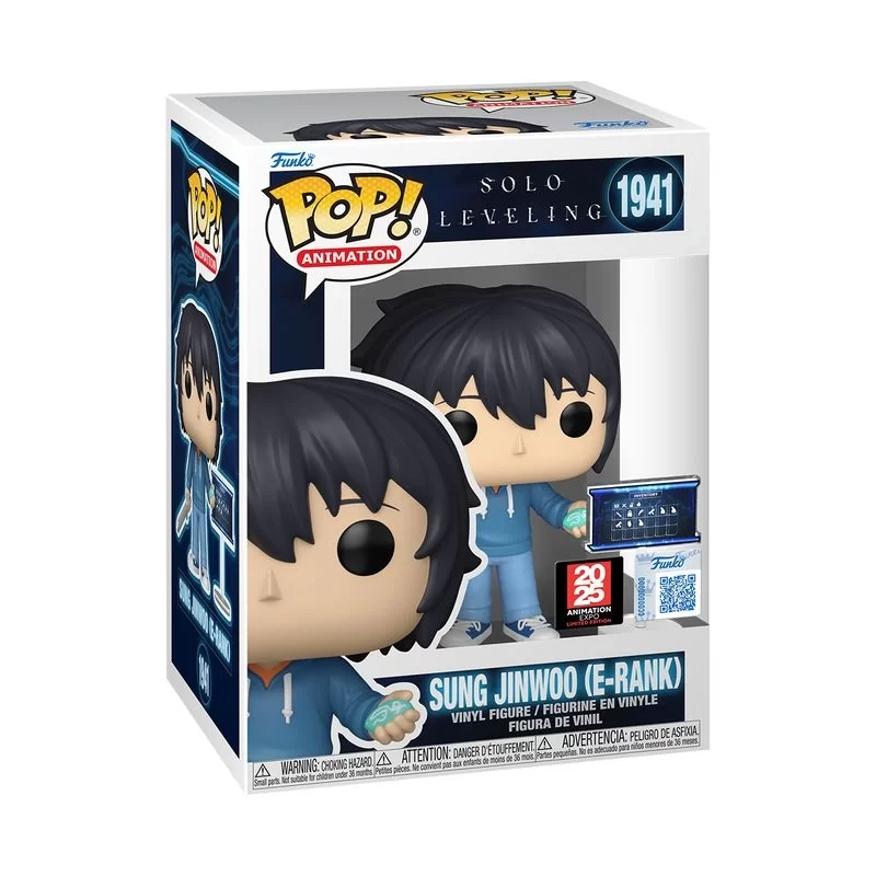 Виниловая фигурка «Funko Pop! Solo Leveling Buddy Sung Jinwoo (E-Rank) with Inventory #1941»