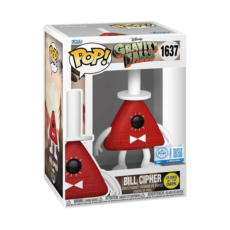 Виниловая фигурка «Funko Pop! Gravity Falls -  Bill Cipher (Glow) №1637»