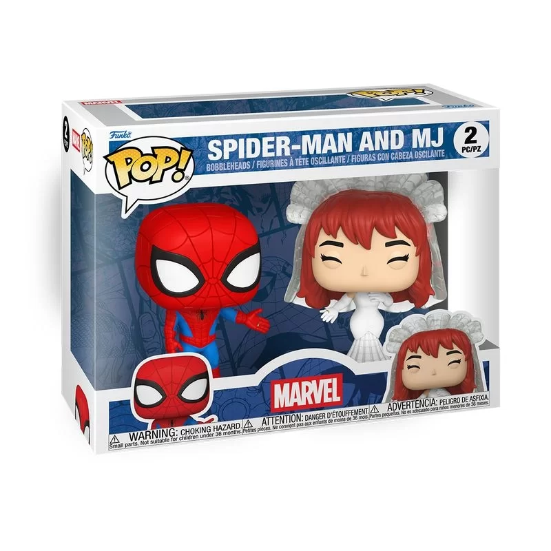 Виниловая фигурка «Funko Pop! Marvel - Spider-Man and MJ 2-Pack №---»