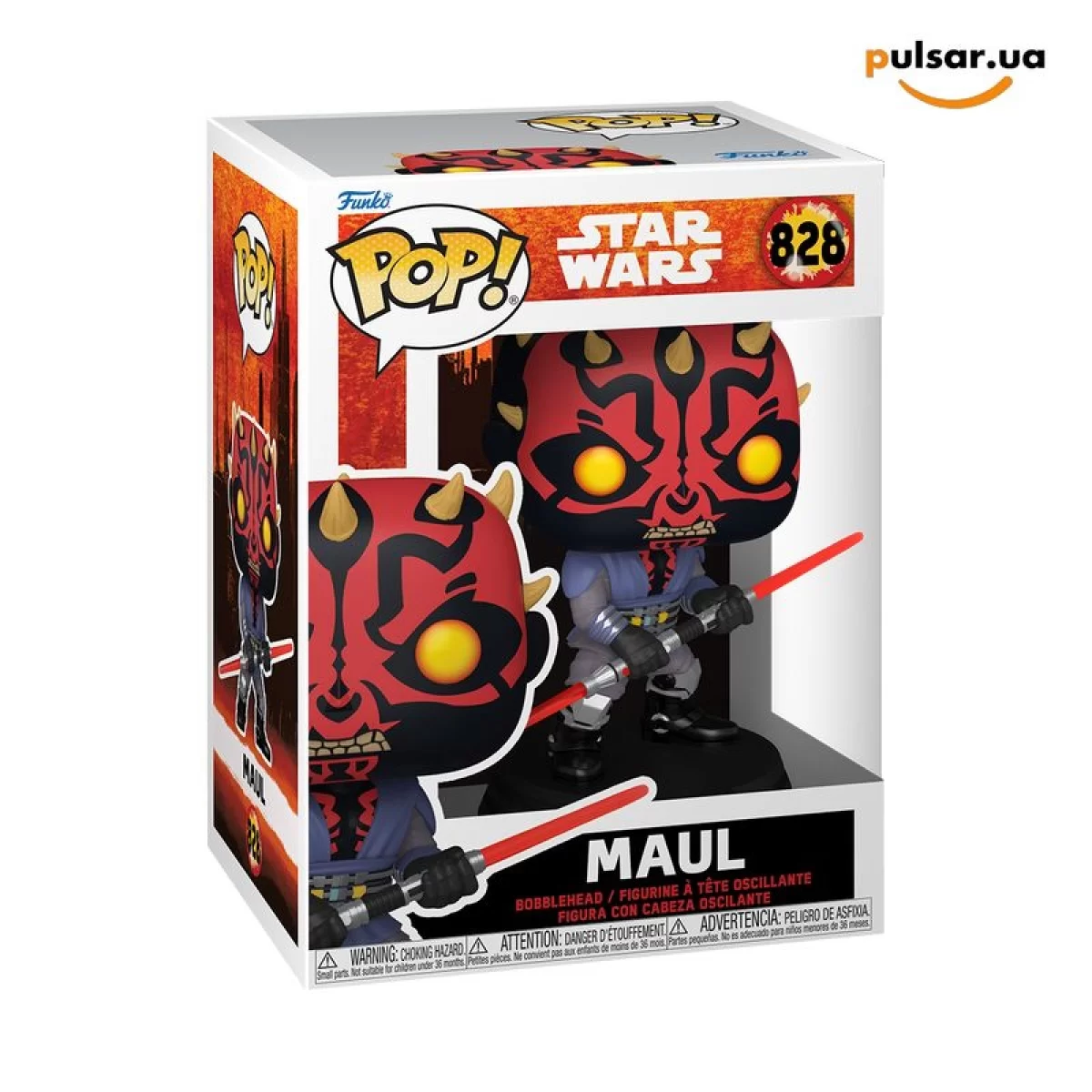 Виниловая фигурка &laquo;Funko POP! &bull;  &bull; Star Wars ◉ Maul №828&raquo;