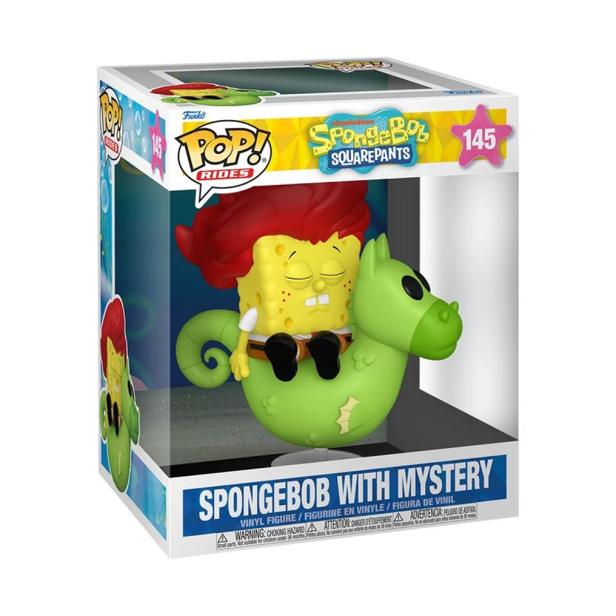Виниловая фигурка &laquo;Funko POP! &bull; Rides Deluxe &bull; Nickelodeon ◉ SpongeBob with Mystery №145&raquo;