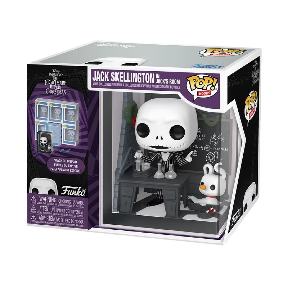 Виниловая фигурка &laquo;Funko POP! &bull; Nooks &bull; Disney ◉ Jack Skellington in Jack&rsquo;s Room №----&raquo;