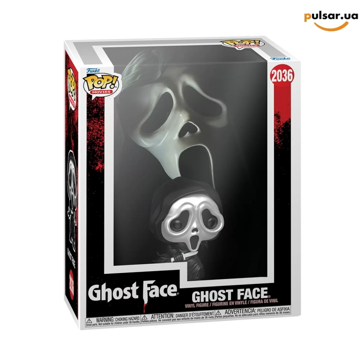 Виниловая фигурка &laquo;Funko POP! &bull; VHS Covers &bull; Scream ◉ Ghost Face №2036&raquo;