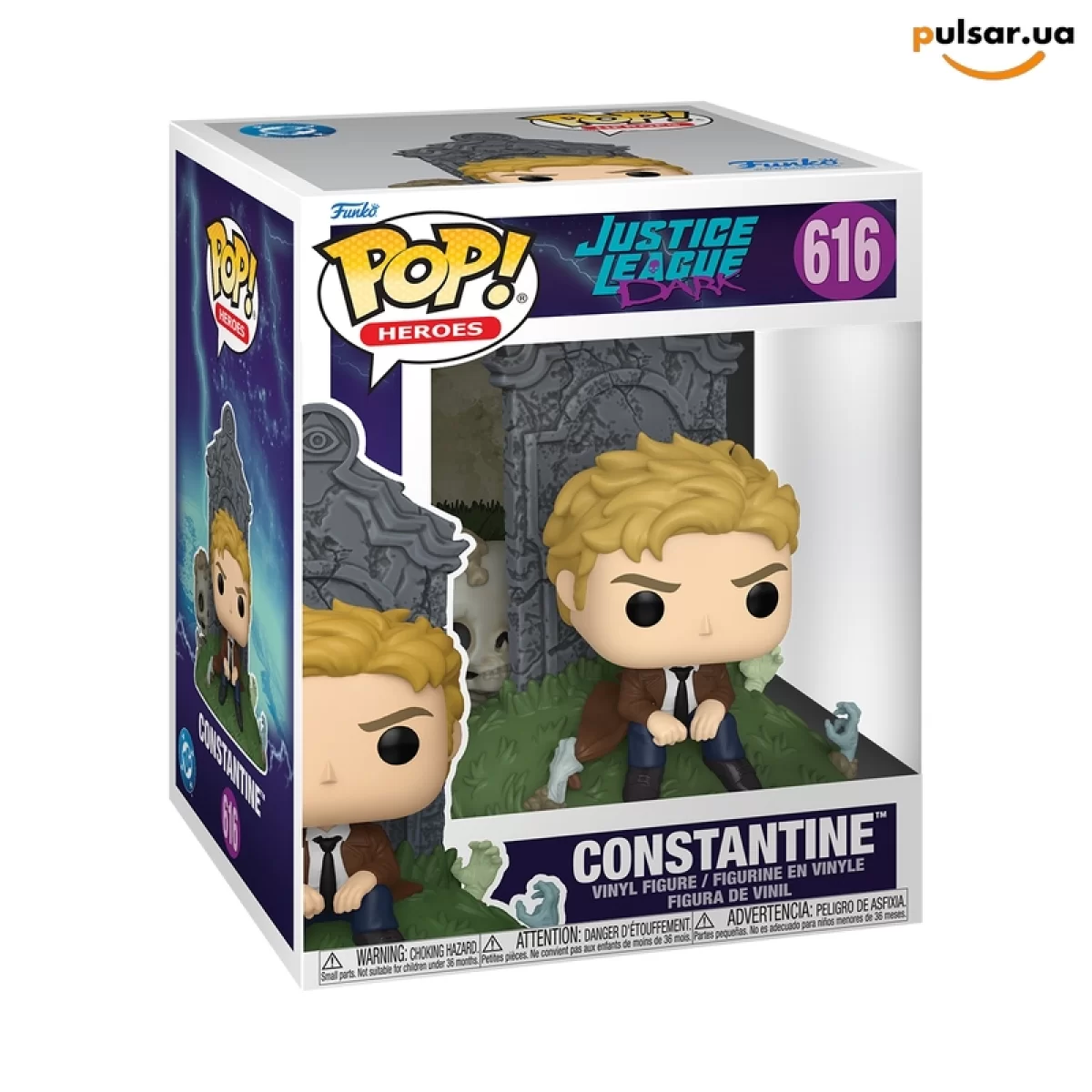 Виниловая фигурка &laquo;Funko POP! &bull; Deluxe &bull; DC Comics ◉ Constantine (Justice League Dark) № 616&raquo;