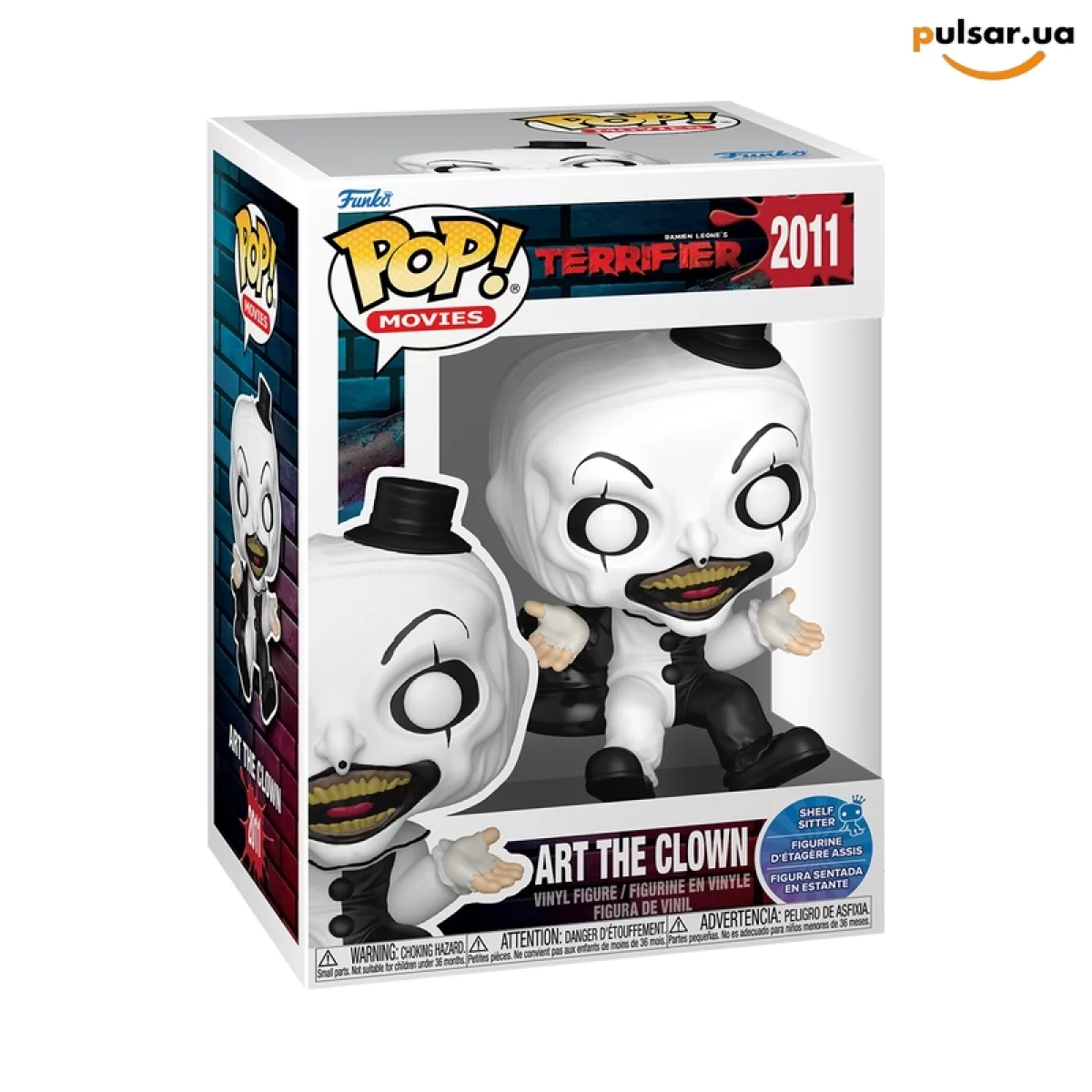 Виниловая фигурка &laquo;Funko POP! &bull;  &bull; Terrifier ◉ Art the Clown (Shelf Sitter) № 2011&raquo;