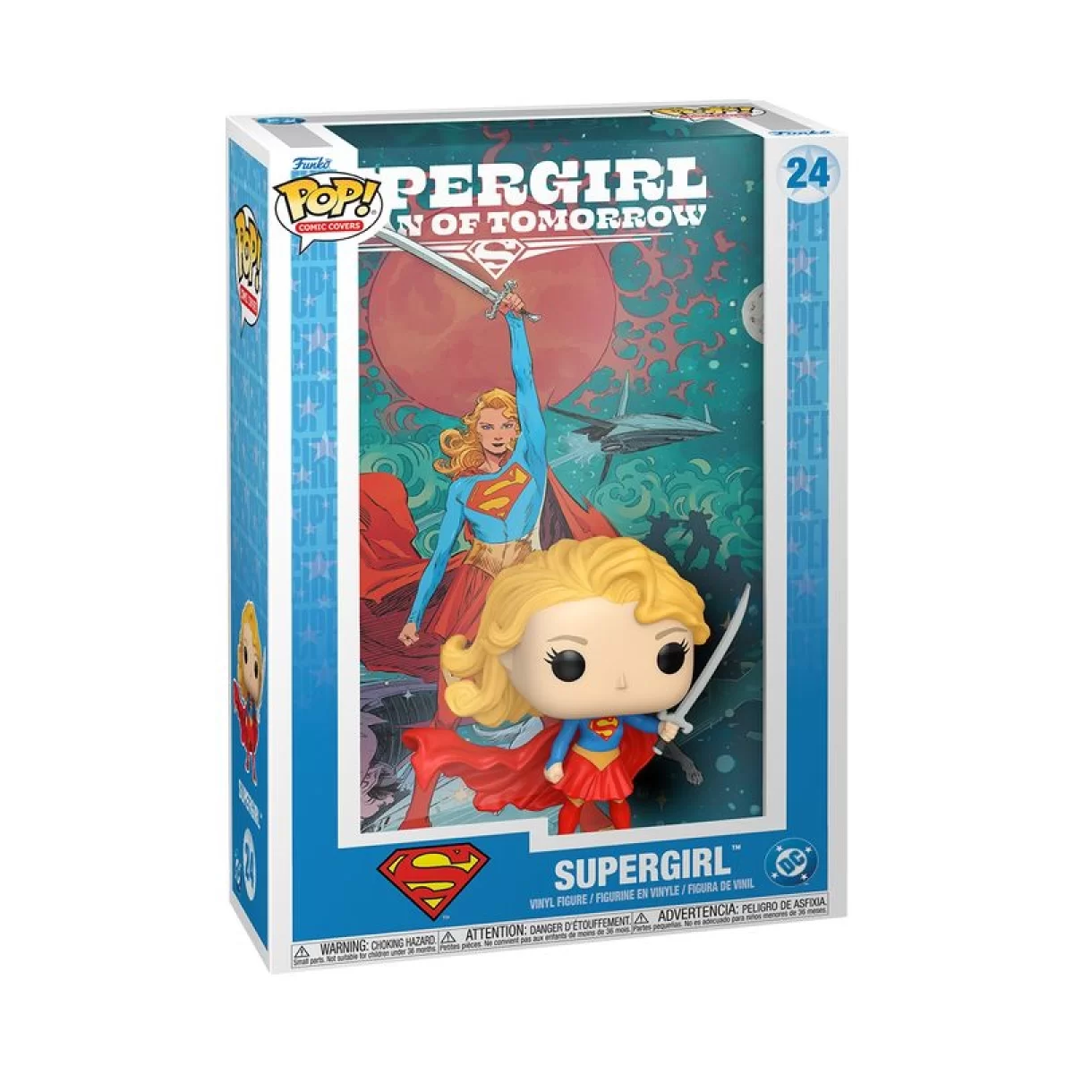 Виниловая фигурка &laquo;Funko POP! &bull; Comic Covers &bull; DC Comics ◉ Supergirl Woman of Tomorrow №24&raquo;