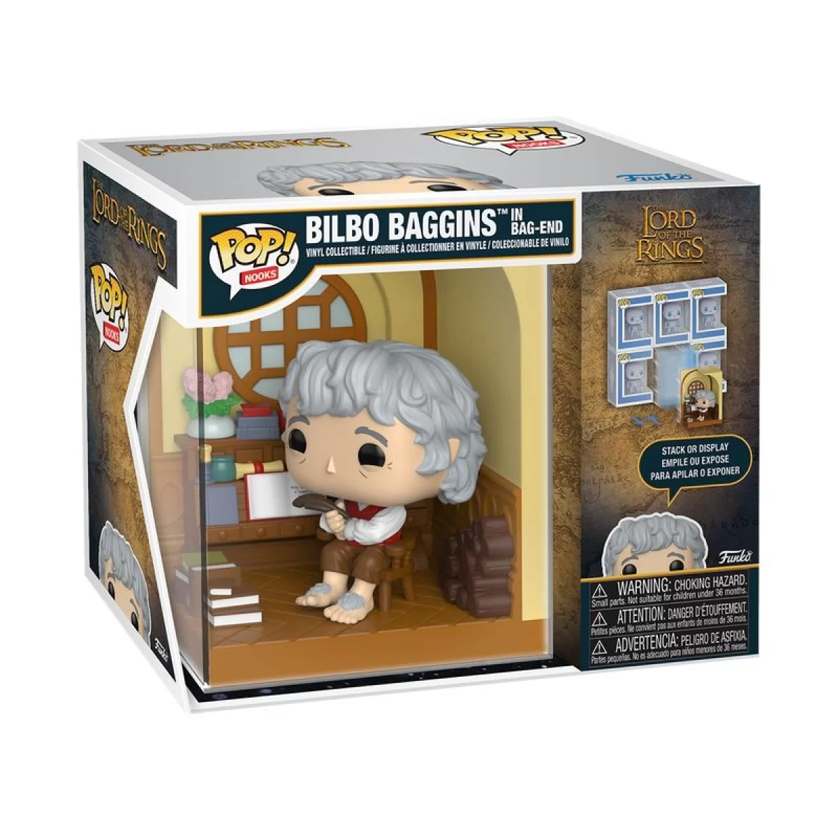 Виниловая фигурка &laquo;Funko POP! &bull; Nooks &bull; The Lord of the Rings ◉ Bilbo Baggins in Bag-End №2029&raquo;
