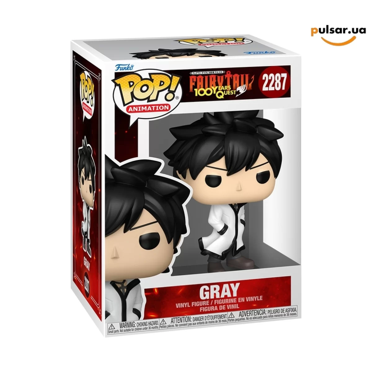 Виниловая фигурка &laquo;Funko POP! &bull;  &bull; Fairy Tail ◉ Gray № 2287&raquo;