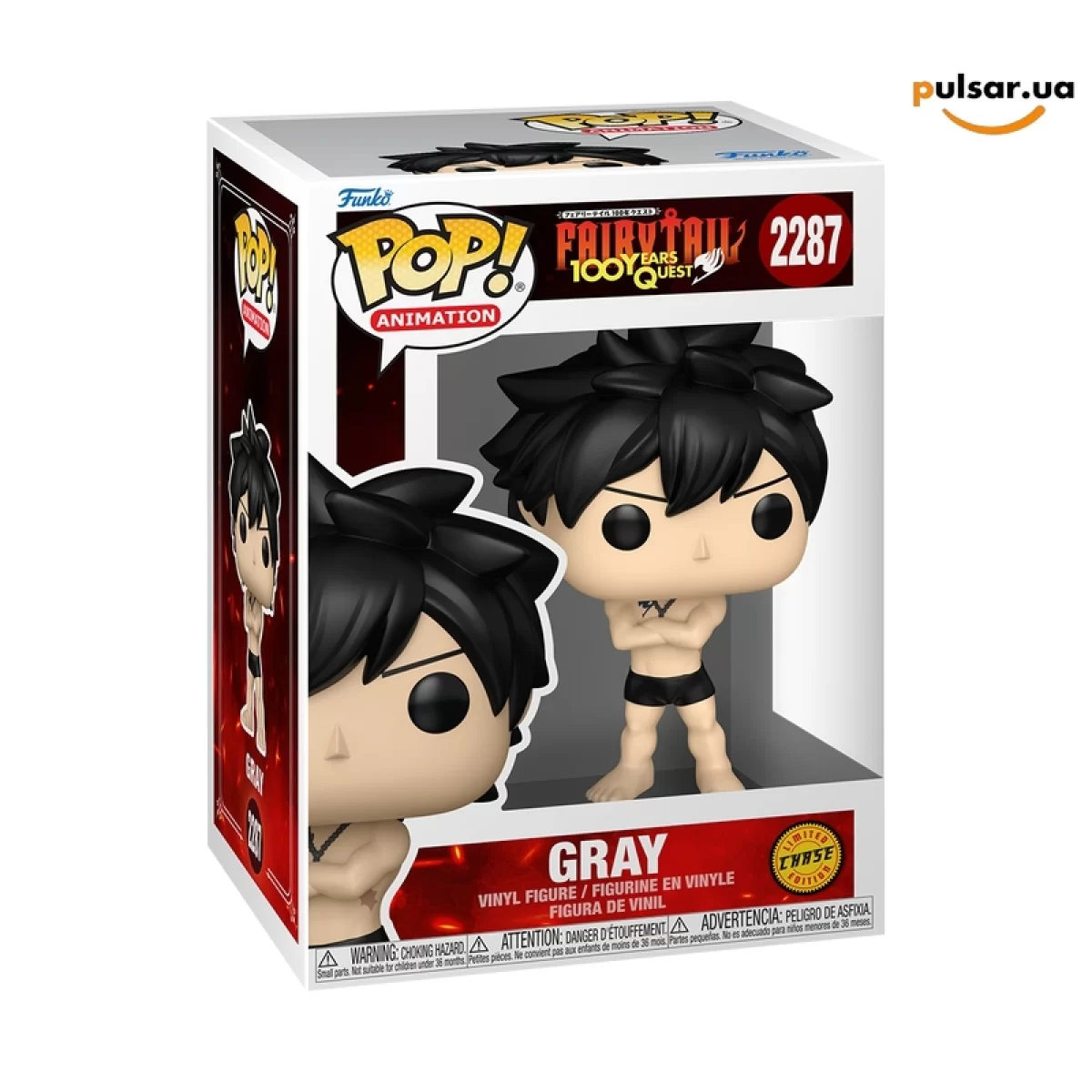Виниловая фигурка &laquo;Funko POP! &bull;  &bull; Fairy Tail ◉ Gray № 2287&raquo;