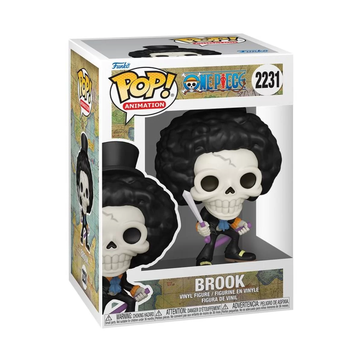 Виниловая фигурка &laquo;Funko POP! &bull; &bull; One Piece ◉ Brook with Soul Solid № 2231&raquo;