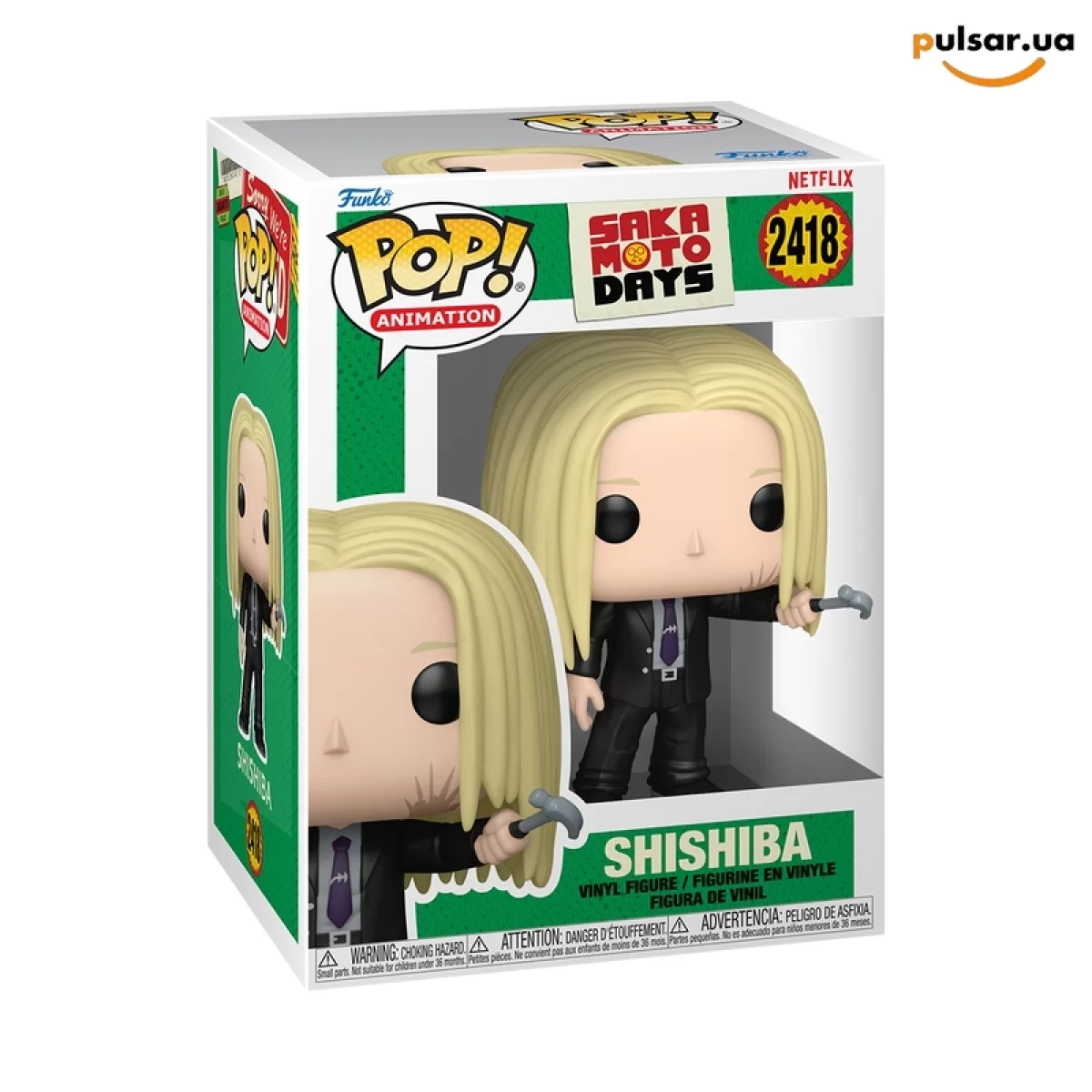 Виниловая фигурка &laquo;Funko POP! &bull; &bull; Sakamoto Days ◉ Shishiba № 2418&raquo;