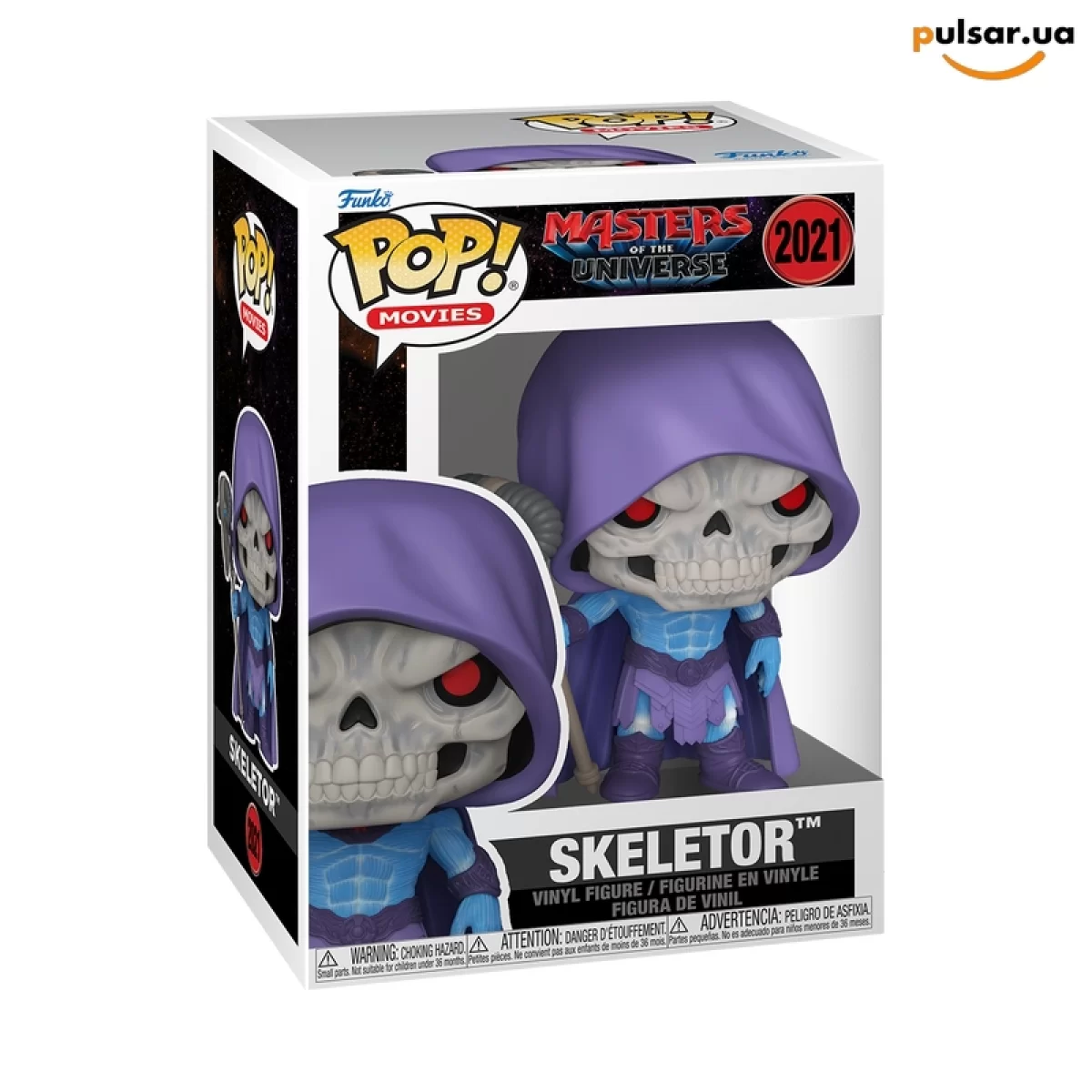 Виниловая фигурка &laquo;Funko POP! &bull; Town &bull; Masters of the Universe ◉ Skeletor (Live Action) № 2021&raquo;