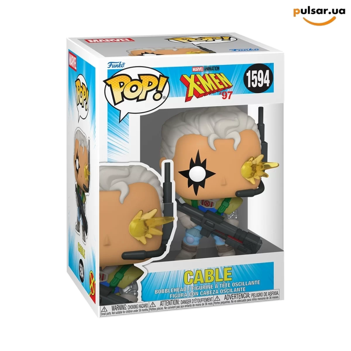Виниловая фигурка &laquo;Funko POP! &bull; &bull; Marvel ◉ Cable (X-Men '97) № 1594&raquo;