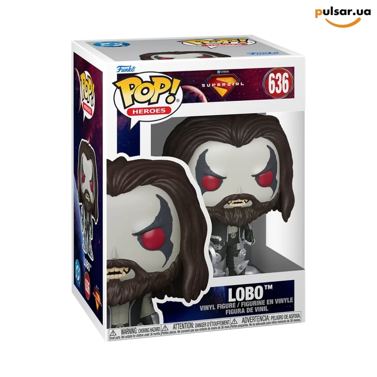 Виниловая фигурка &laquo;Funko POP! &bull; &bull; DC Comics ◉ Lobo № 636&raquo;