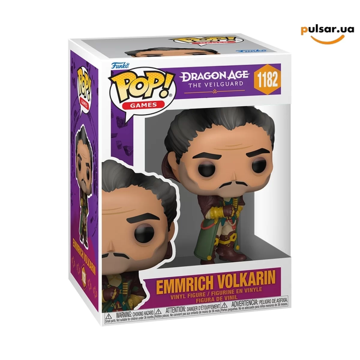 Виниловая фигурка &laquo;Funko POP! &bull;  &bull; Dragon Age ◉ Emmrich Volkarin № 1182&raquo;
