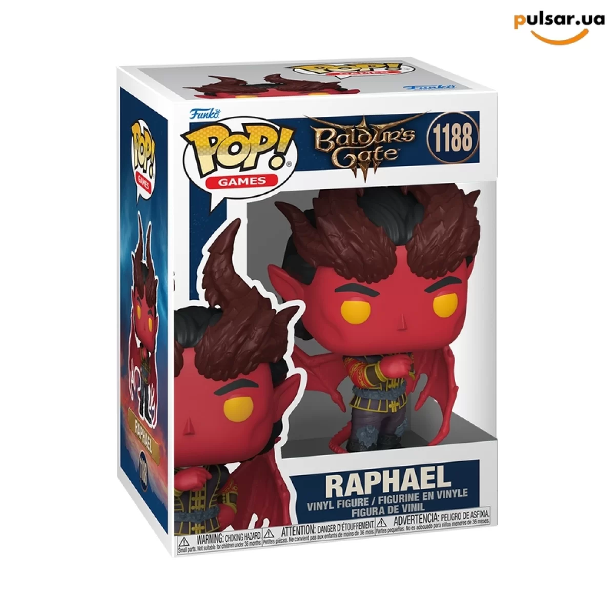 Виниловая фигурка &laquo;Funko POP! &bull; &bull; Baldur's Gate ◉ Raphael (Cambion Devil) № 1188&raquo;