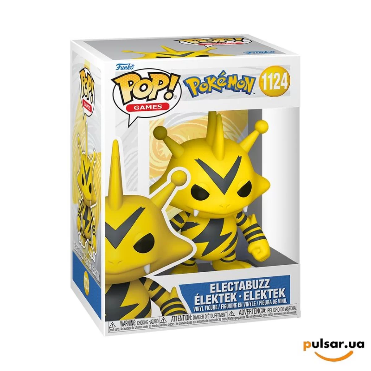 Виниловая фигурка &laquo;Funko POP! &bull; &bull; Pok&eacute;mon ◉ Electabuzz №1124&raquo;