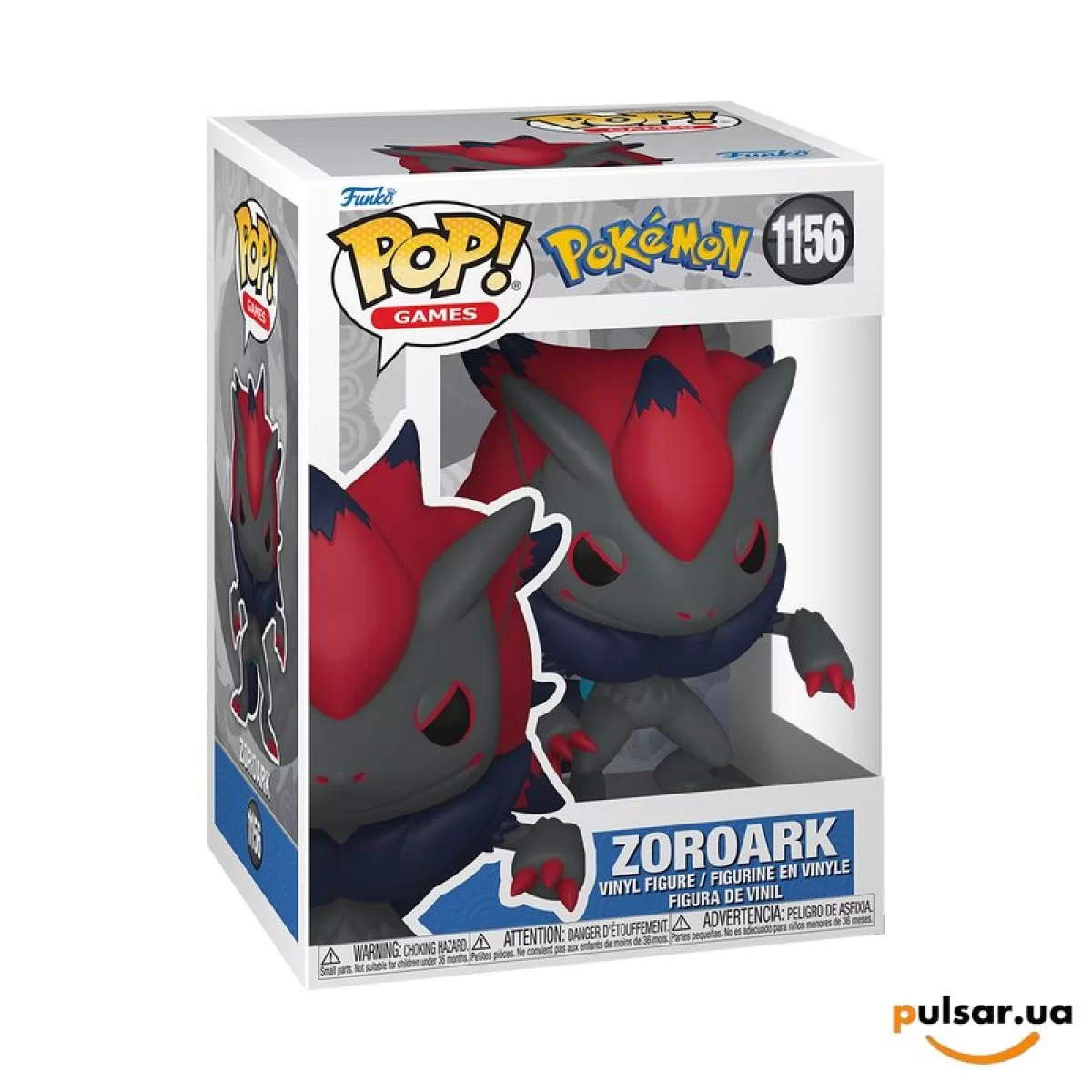 Виниловая фигурка &laquo;Funko POP! &bull; &bull; Pok&eacute;mon ◉ Zoroark №1156&raquo;