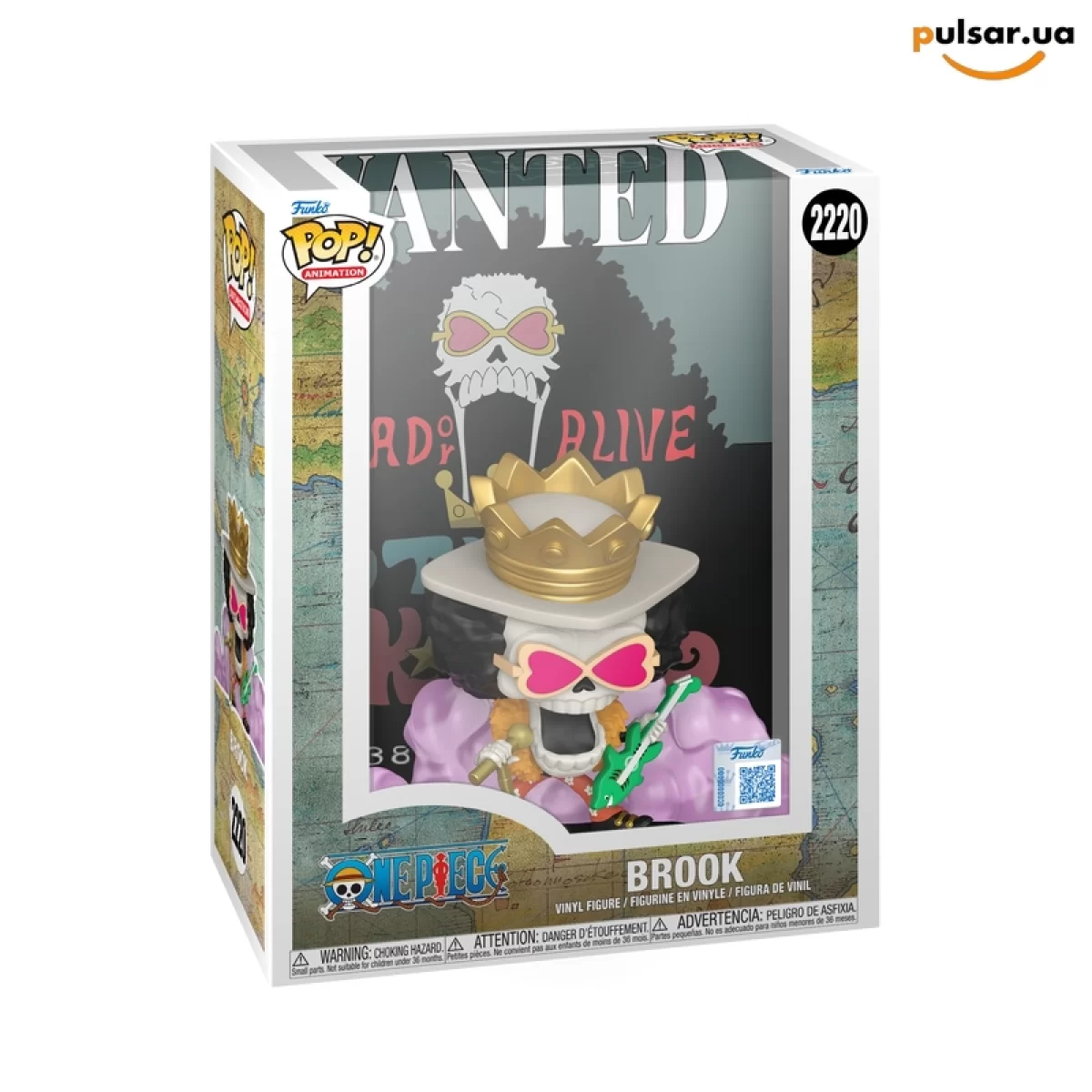 Виниловая фигурка &laquo;Funko POP! &bull; Target Exclusive &bull; One Piece ◉ Poster Brook (Wanted) №2220&raquo;