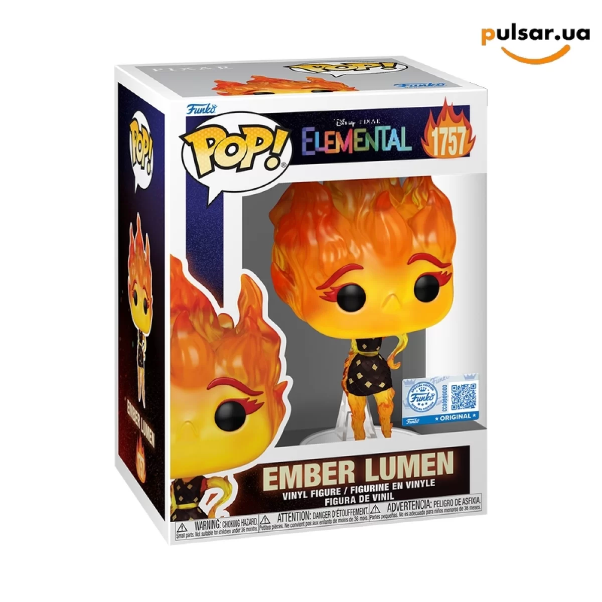 Виниловая фигурка &laquo;Funko POP! &bull; web exclusive &bull; Elemental ◉ Ember Lumen № 1757&raquo;