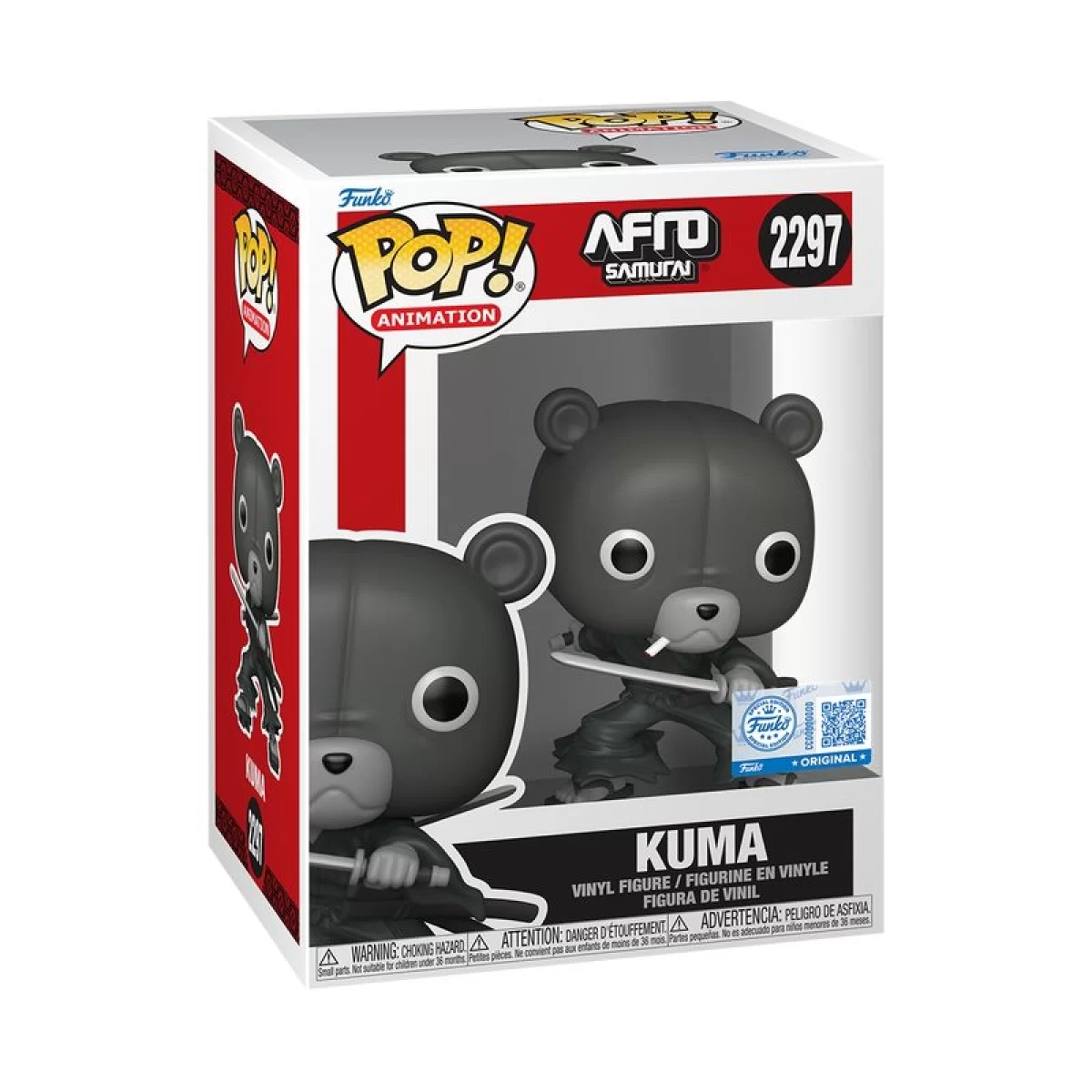 Виниловая фигурка &laquo;Funko POP! Afro Samurai ◉ Kuma №2297&raquo;
