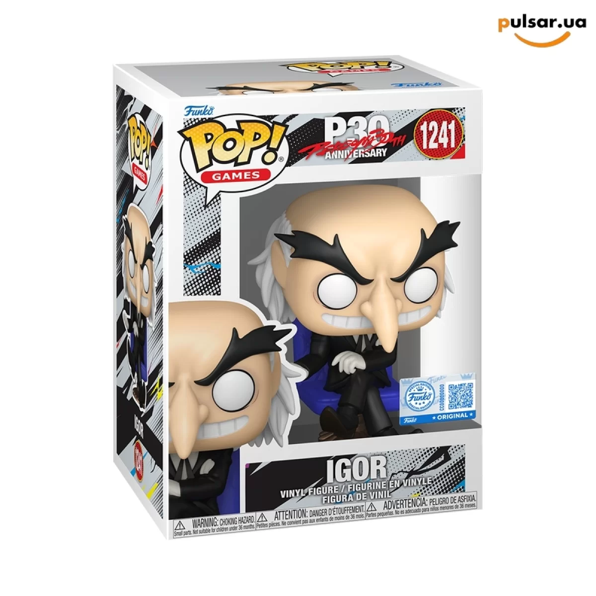 Виниловая фигурка &laquo;Funko POP! &bull; web exclusive &bull; Persona ◉ Igor (30th Anniversary) № 1241&raquo;