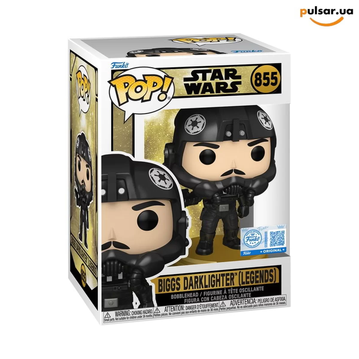 Виниловая фигурка  &laquo;Funko POP! &bull; &bull; Star Wars ◉ Biggs Darklighter (Legends) № 855&raquo;