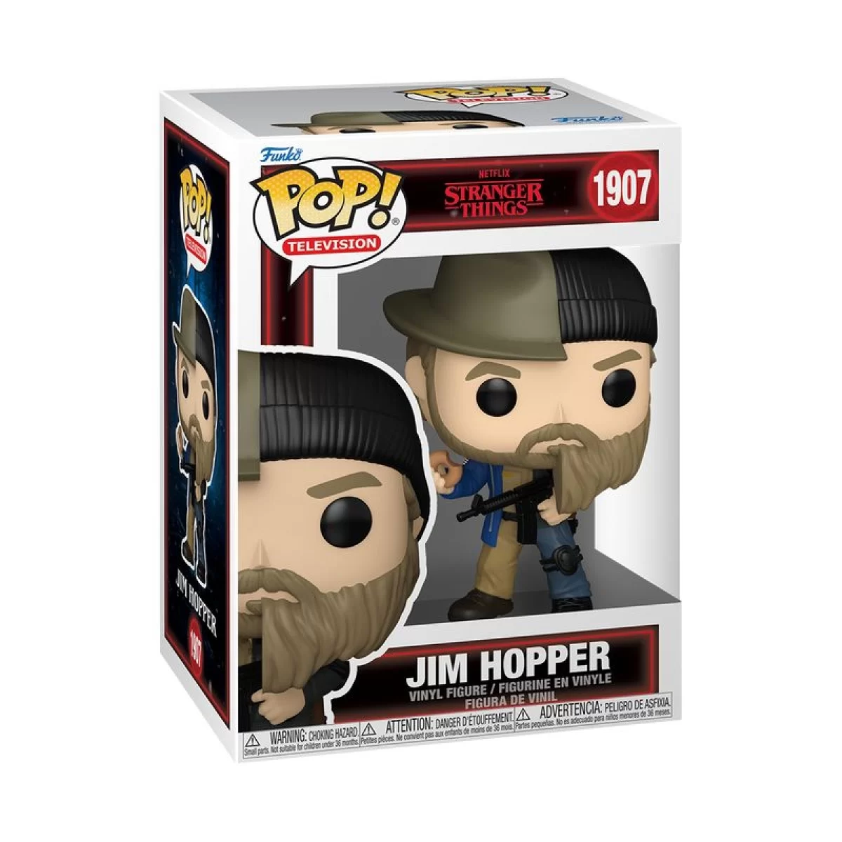 Виниловая фигурка &laquo;Funko POP! &bull; &bull; Stranger Things ◉ Jim Hopper (Split) №1907&raquo;