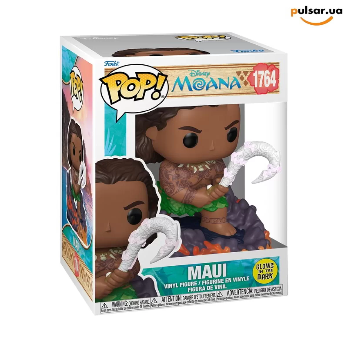 Виниловая фигурка &laquo;Funko POP! &bull; Premium  &bull; Moana ◉ Maui (Glow) №1764&raquo;