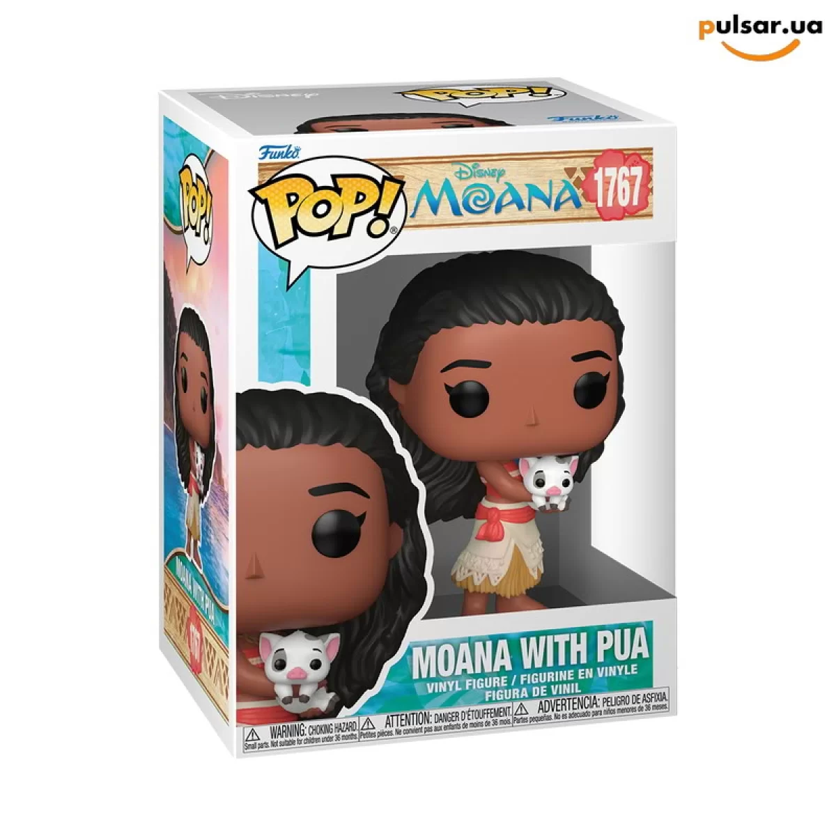 Виниловая фигурка &laquo;Funko POP! &bull;  &bull; Moana ◉ Moana with Pua №1767&raquo;