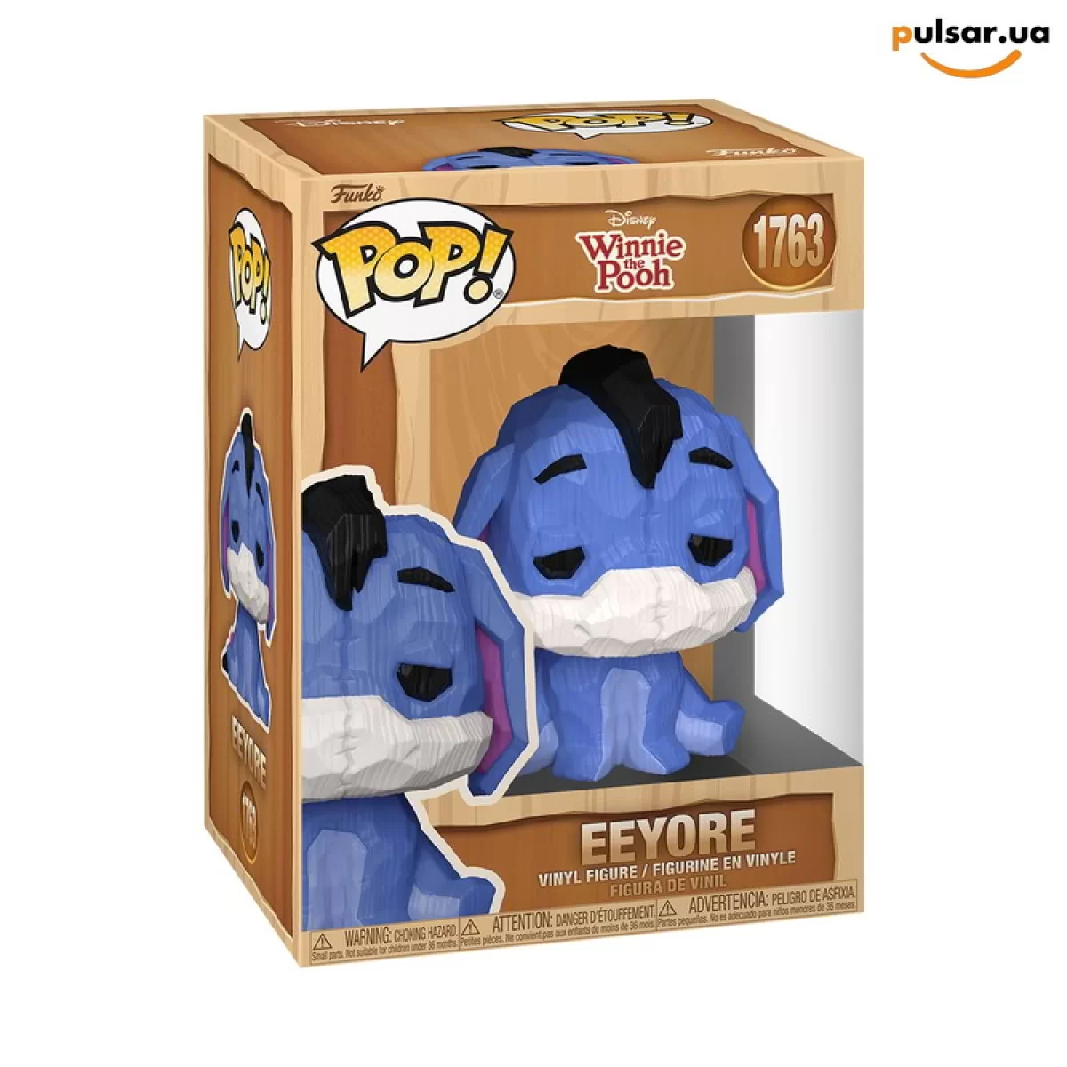 Виниловая фигурка  &laquo;Funko POP! &bull; &bull; Disney ◉ Eeyore (Whittled)  № 1763&raquo;