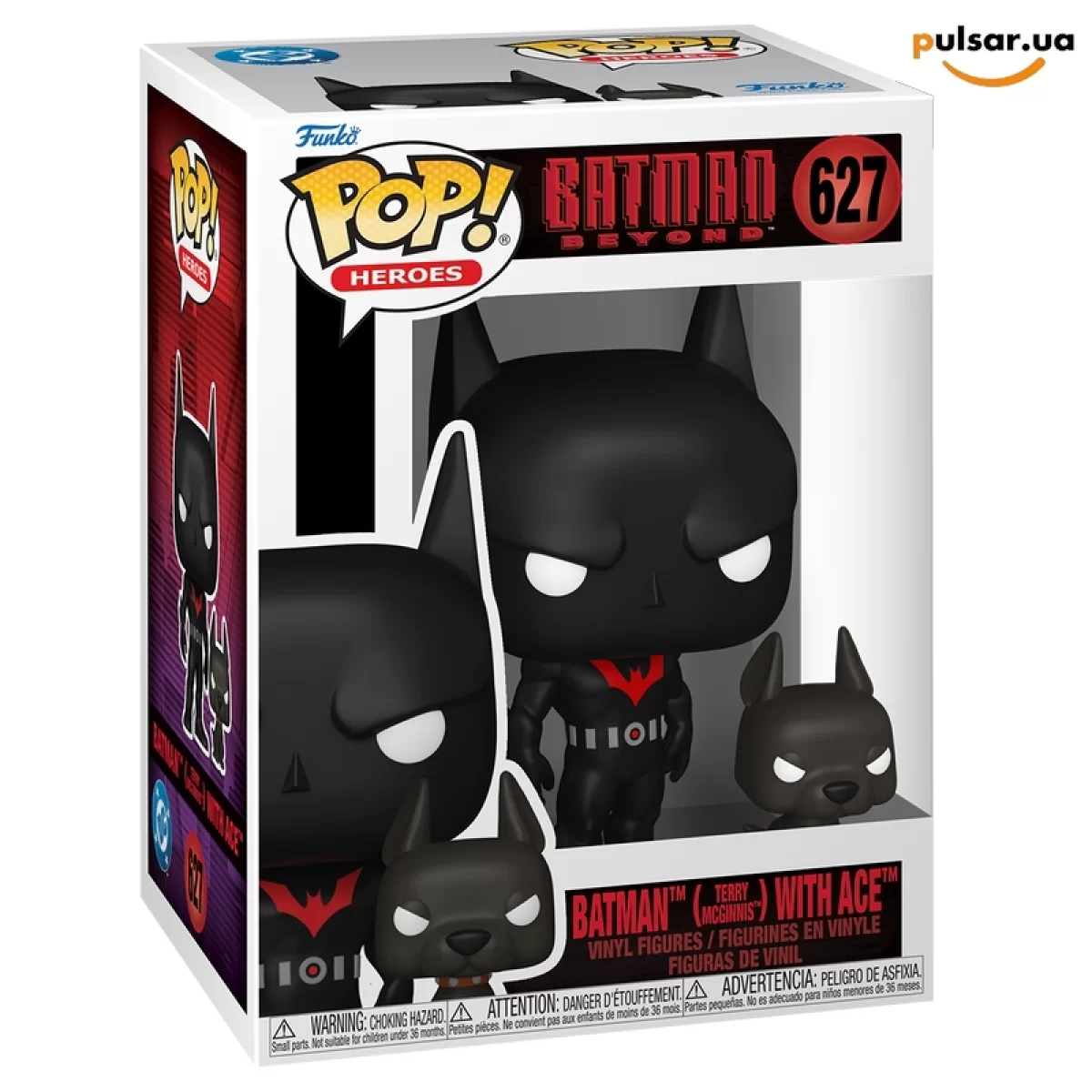 Виниловая фигурка &laquo;Funko POP! &bull; Pop! & Buddy &bull; DC Comics ◉ Batman (Terry McGinnis) with Ace № 627&raquo;