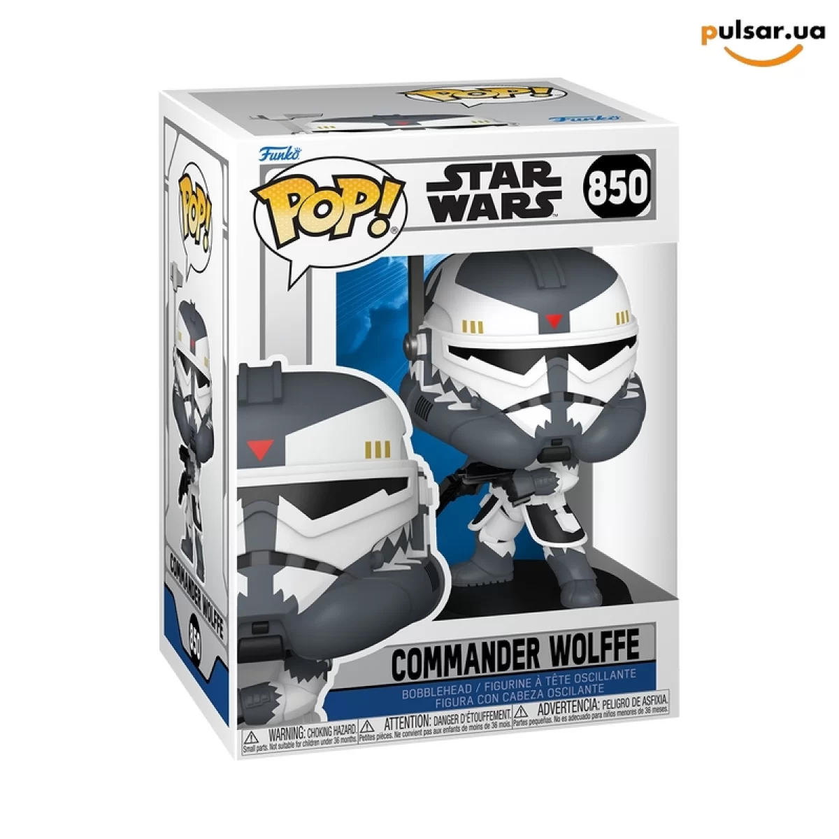 Виниловая фигурка &laquo;Funko POP! &bull;  &bull; Star Wars ◉ Commander Wolffe № 850&raquo;
