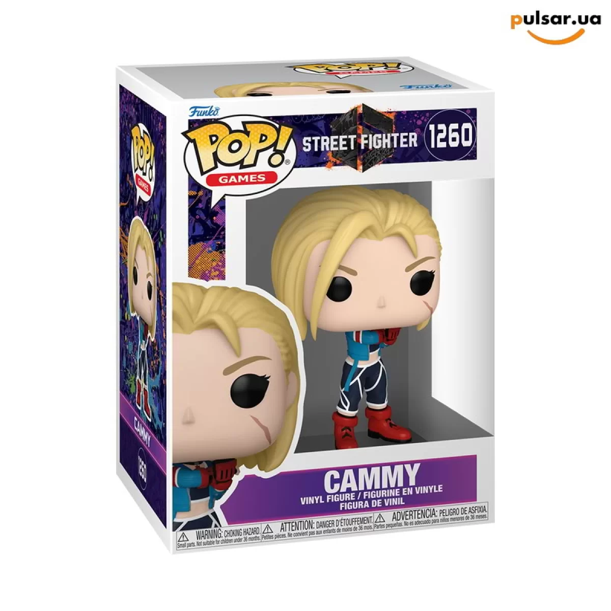 Виниловая фигурка &laquo;Funko POP! &bull; &bull; Street Fighter  ◉ Cammy №1260&raquo;
