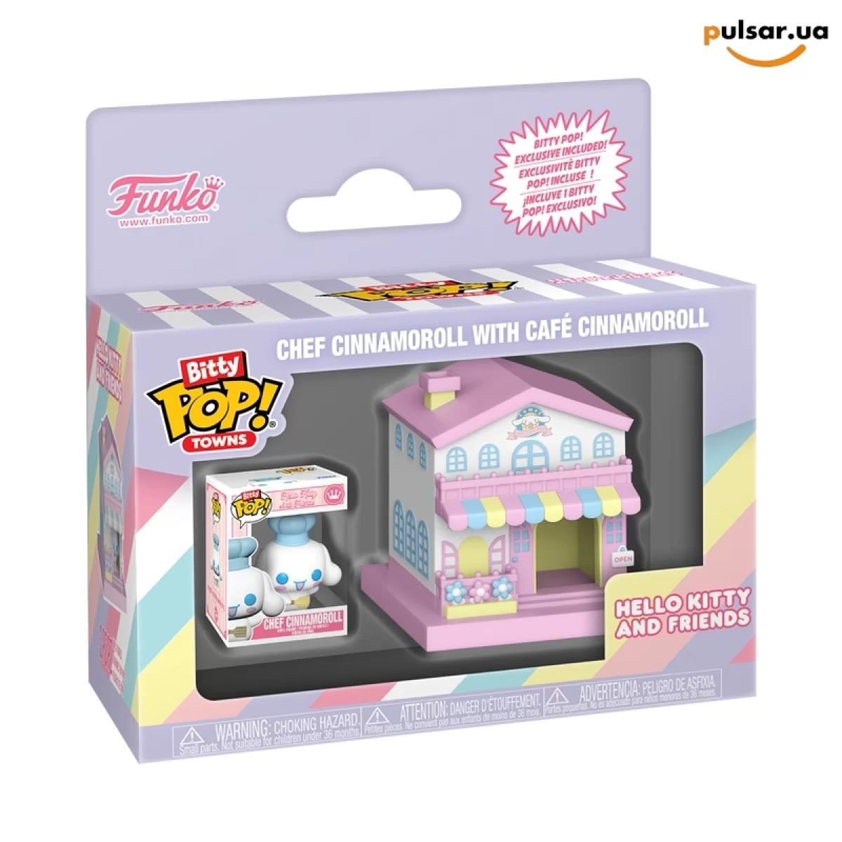 Виниловая фигурка &laquo;Funko POP! &bull; Bitty Pop! &bull; Sanrio ◉ Towns Chef Cinnamoroll and Caf&eacute; Cinnamoroll  № ---&raquo;