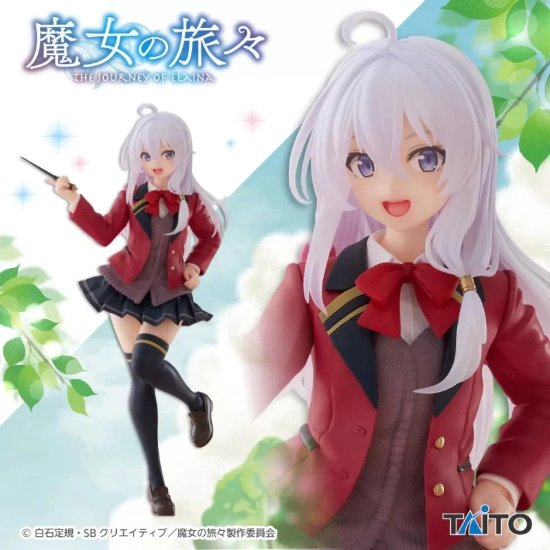 Оригинальная аниме фигурка «"Wandering Witch: The Journey of Elaina" Coreful Figure Elaina School Uniform Ver.»