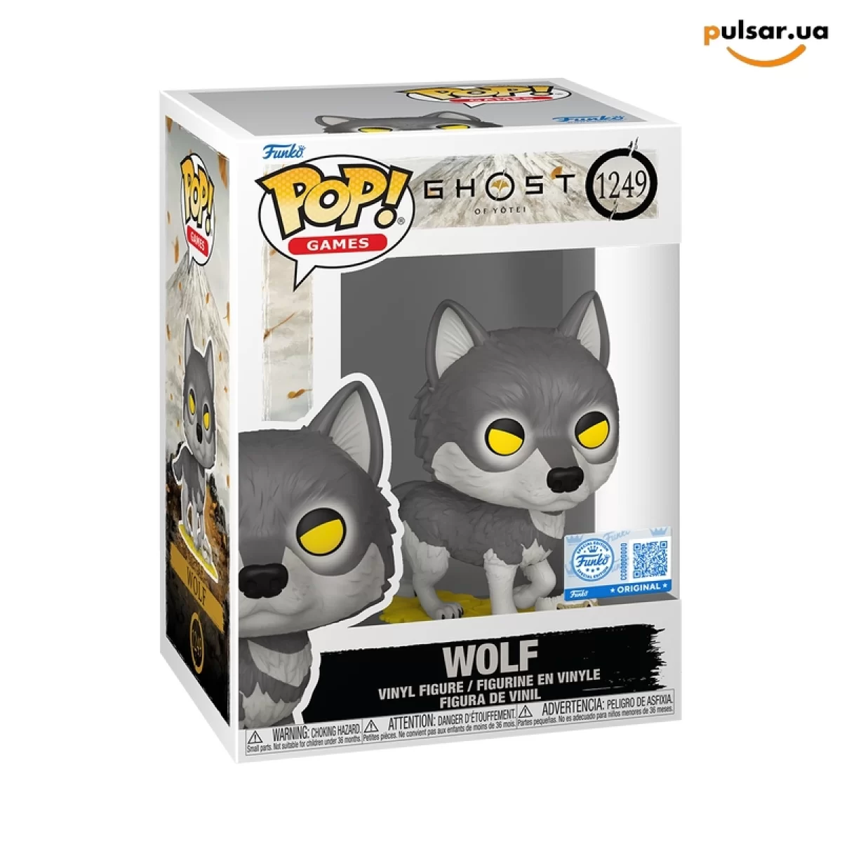 Виниловая фигурка &laquo;Funko POP! &bull;  web exclusive &bull; Ghost of Yōtei ◉ Wolf № 1249&raquo;