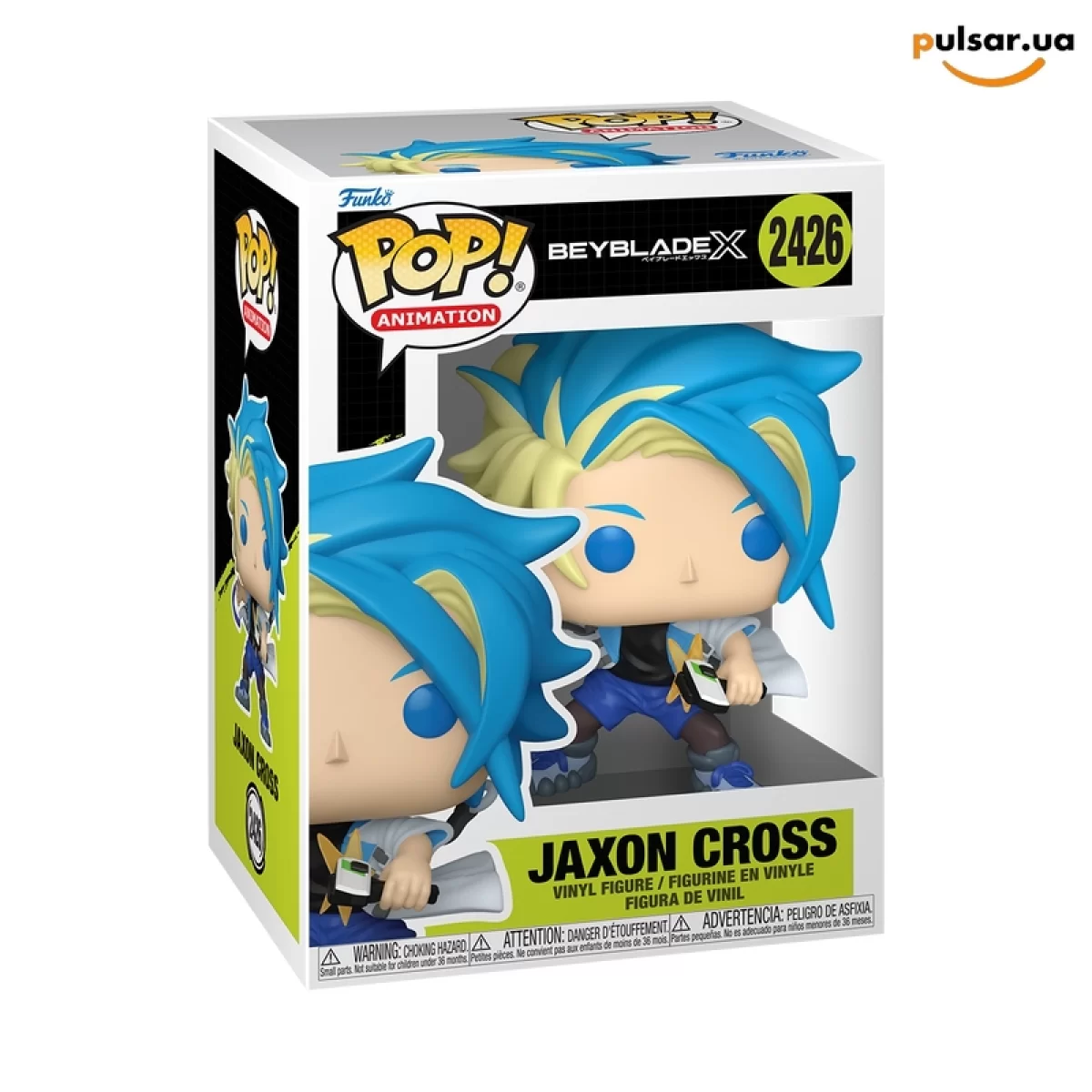 Виниловая фигурка &laquo;Funko POP! &bull;  &bull; Beyblade X ◉ Jaxon Cross № 2426&raquo;