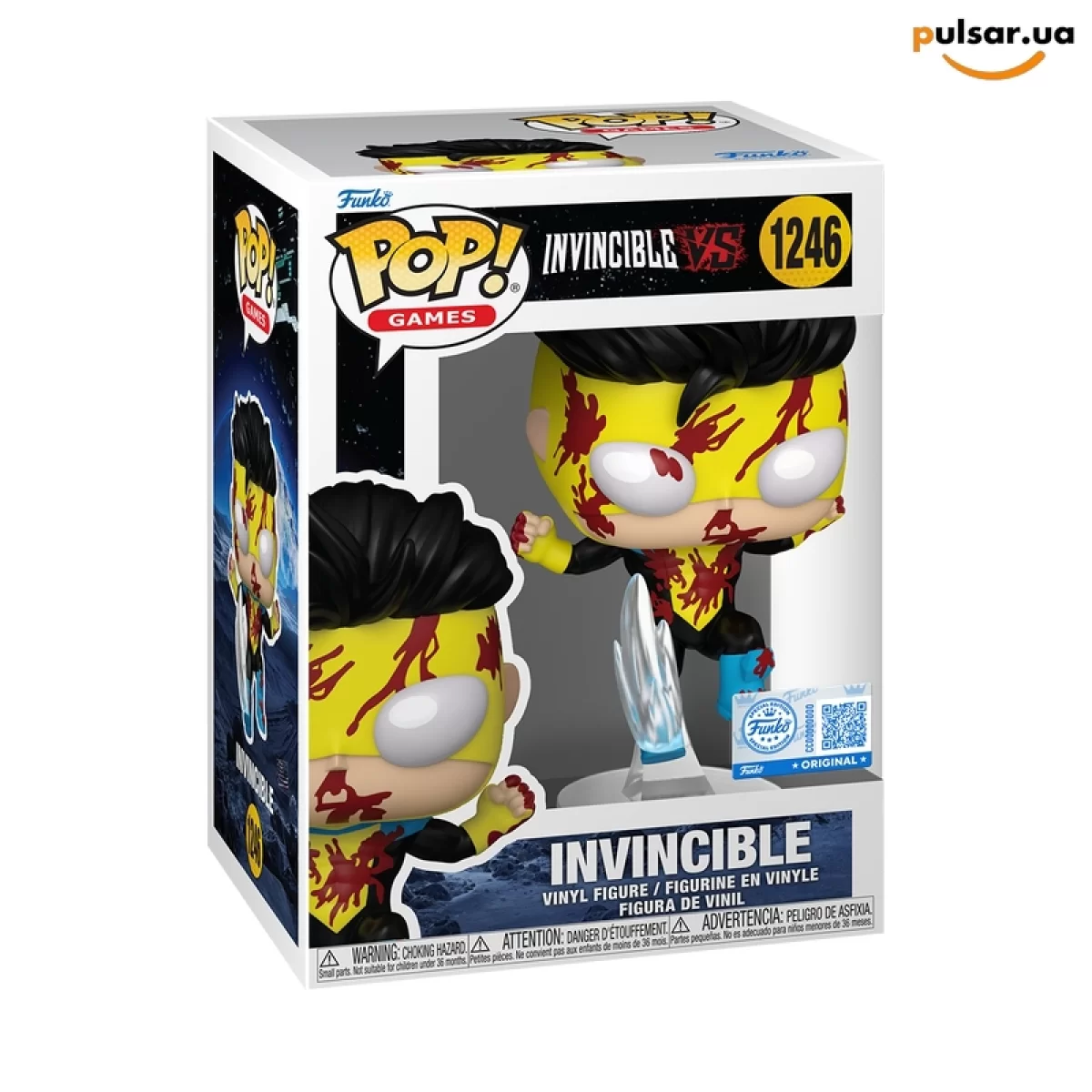 Виниловая фигурка &laquo;Funko POP! &bull; web exclusive &bull; Invincible ◉ Invincible (Flying Kick) № 1246&raquo;