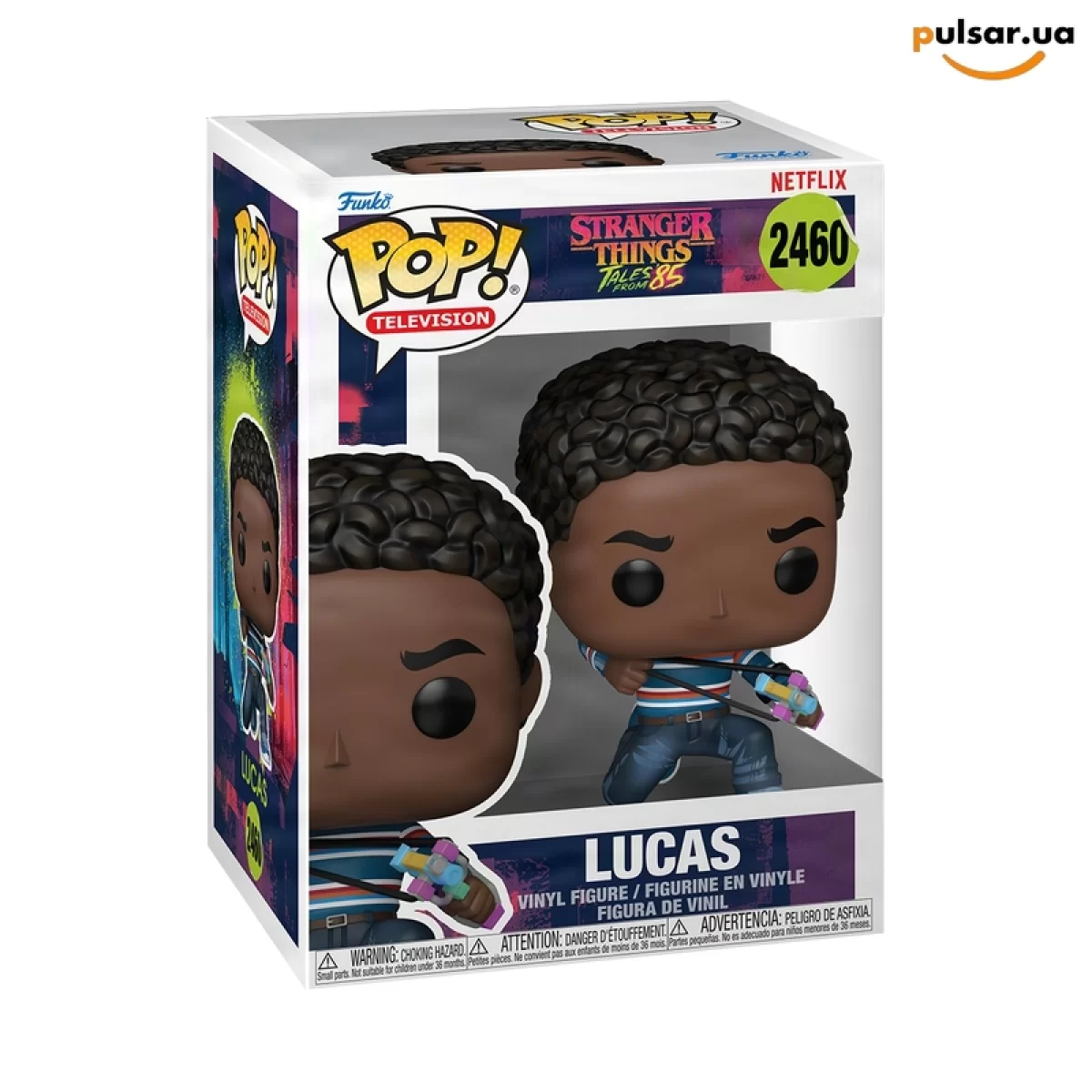 Виниловая фигурка &laquo;Funko POP! &bull; &bull; Stranger Things ◉ Lucas (Tales from '85) № 2460&raquo;