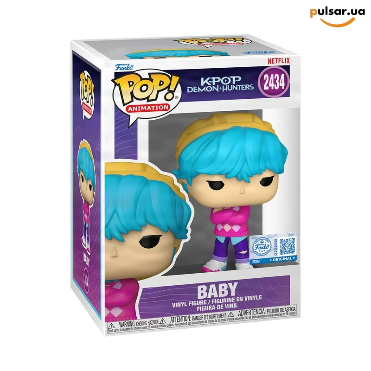 Виниловая фигурка &laquo;Funko POP! &bull;  &bull; KPop Demon Hunters ◉ Baby (Soda Pop) № 2434&raquo;