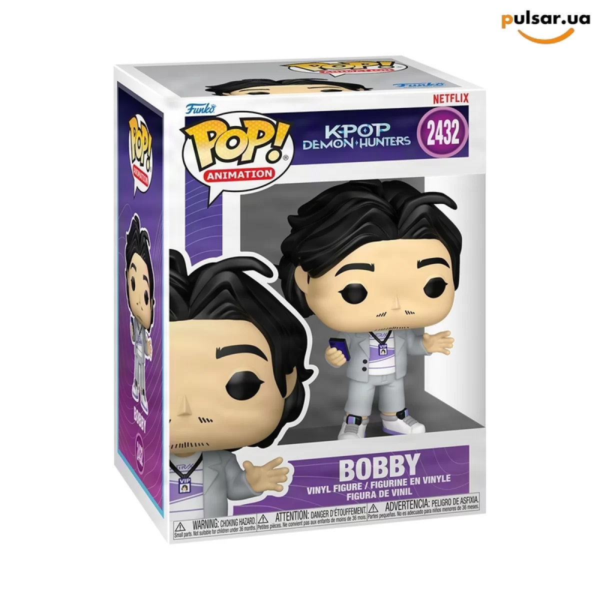Виниловая фигурка &laquo;Funko POP! &bull; &bull; KPop Demon Hunters ◉ Bobby № 2432&raquo;