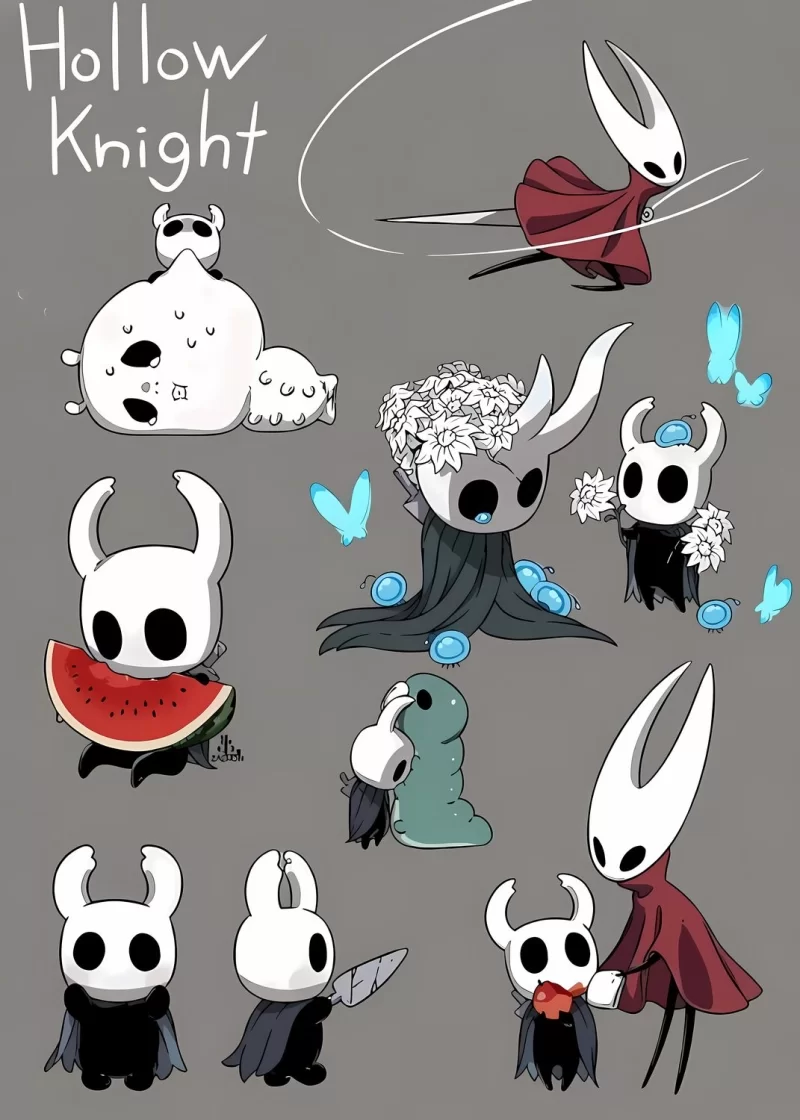 Стикеры «Hollow Knight: Silksong» - модель 5
