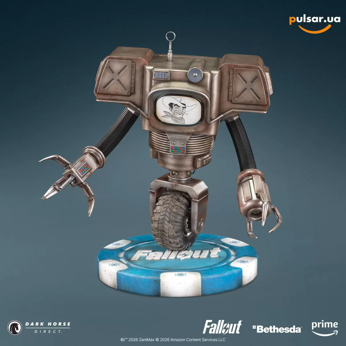 Оригинальная аниме фигурка &laquo;Fallout (Amazon): Victor Securitron PVC Figure&raquo;
