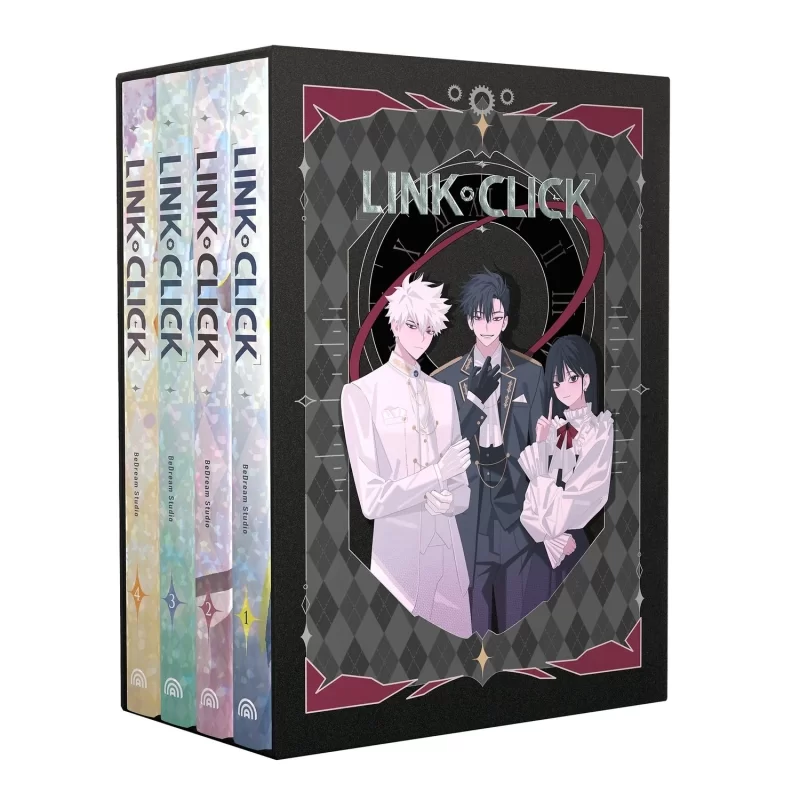 Манга на английском языке «Link Click Vols. 1-4 in Slipcase + Bonuses»