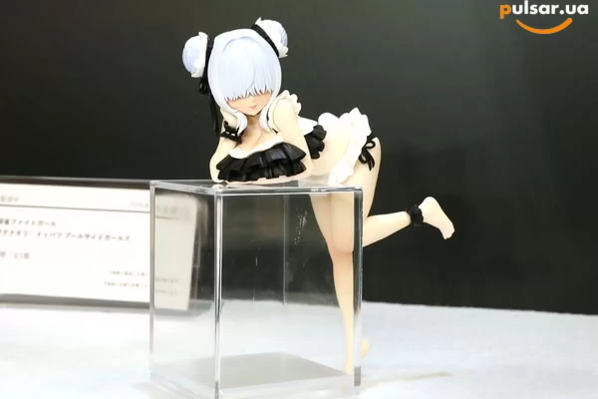 Оригинальная аниме фигурка &laquo;Mahjong Fight Girl Figure - Ippatsu Tatenaori Poolside Girl Ver.&raquo;
