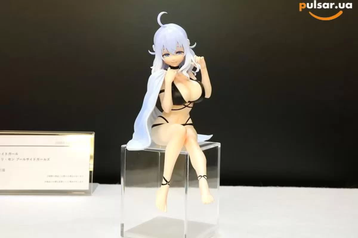 Оригинальная аниме фигурка &laquo;Mahjong Fight Girl Figure - Sen Tatenaori Poolside Girl Ver.&raquo;