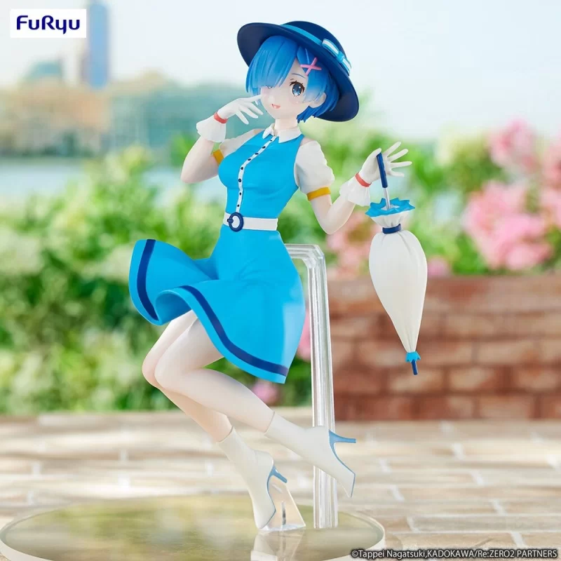 Оригинальная аниме фигурка «Trio-Try-iT Figure Rem Retro Girl Fashion» 